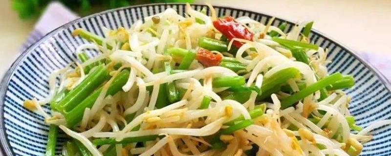 绿豆芽该怎么炒才脆呢？