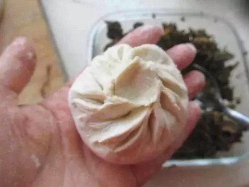 马生菜蒸包子的做法呢？