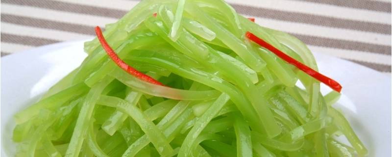 凉拌莴笋丝的做法呢？