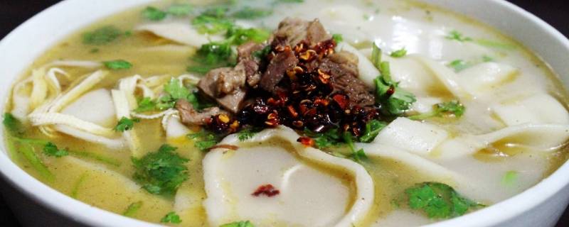 清汤烩面不放肉该怎么做呢？