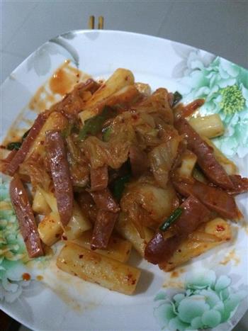 泡菜辣年糕怎么做，泡菜辣年糕怎么做好吃，泡菜辣年糕做法