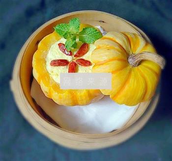 金瓜水蒸蛋怎么做，金瓜水蒸蛋怎么做好吃，金瓜水蒸蛋做法