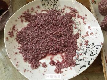 紫色糯米肉丸子怎么做，紫色糯米肉丸子怎么做好吃，紫色糯米肉丸子做法