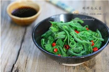 焯拌南瓜尖怎么做，焯拌南瓜尖怎么做好吃，焯拌南瓜尖做法
