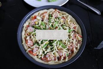 鲜虾杂蔬披萨怎么做，鲜虾杂蔬披萨怎么做好吃，鲜虾杂蔬披萨做法