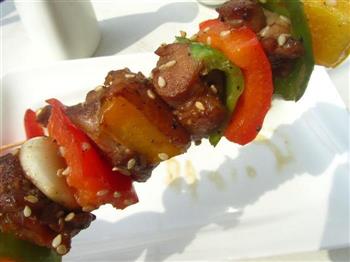 彩椒烤鸡串怎么做，彩椒烤鸡串怎么做好吃，彩椒烤鸡串做法