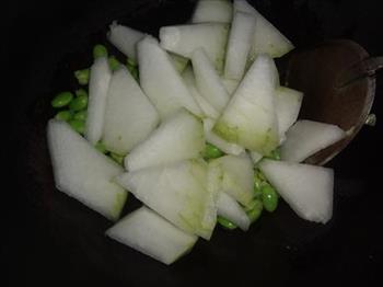 毛豆炒冬瓜怎么做，毛豆炒冬瓜怎么做好吃，毛豆炒冬瓜做法