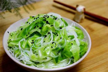 小清新-莲花白拌粉丝怎么做，小清新-莲花白拌粉丝怎么做好吃，小清新-莲花白拌粉丝做法
