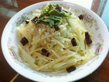 炝拌土豆丝怎么做，炝拌土豆丝怎么做好吃，炝拌土豆丝做法