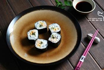 三文鱼韩式紫菜卷怎么做，三文鱼韩式紫菜卷怎么做好吃，三文鱼韩式紫菜卷做法