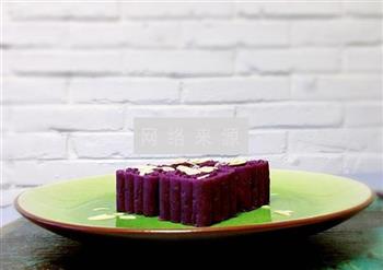 杏仁紫薯糕怎么做，杏仁紫薯糕怎么做好吃，杏仁紫薯糕做法