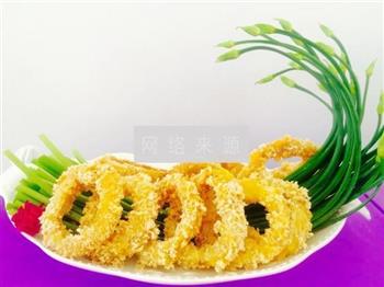 酥香鱿鱼圈怎么做，酥香鱿鱼圈怎么做好吃，酥香鱿鱼圈做法
