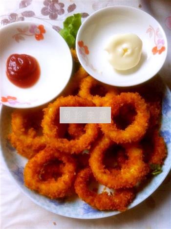 香炸鱿鱼圈怎么做，香炸鱿鱼圈怎么做好吃，香炸鱿鱼圈做法