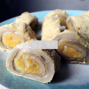 双色糯米糍卷怎么做，双色糯米糍卷怎么做好吃，双色糯米糍卷做法