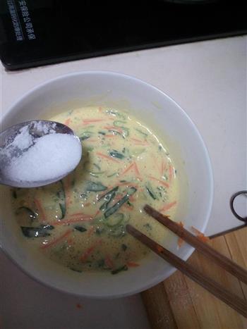彩蔬鸡蛋饼怎么做，彩蔬鸡蛋饼怎么做好吃，彩蔬鸡蛋饼做法