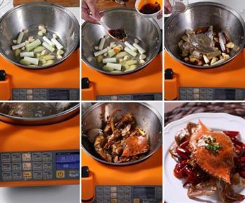 自动烹饪锅做香辣蟹怎么做，自动烹饪锅做香辣蟹怎么做好吃，自动烹饪锅做香辣蟹做法