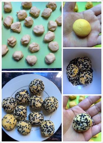 南瓜椰香芝麻球怎么做，南瓜椰香芝麻球怎么做好吃，南瓜椰香芝麻球做法
