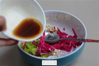 火龙果皮沙拉怎么做，火龙果皮沙拉怎么做好吃，火龙果皮沙拉做法