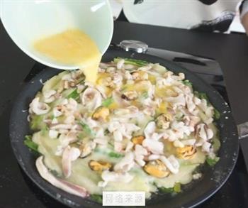 韩式海鲜葱饼怎么做，韩式海鲜葱饼怎么做好吃，韩式海鲜葱饼做法