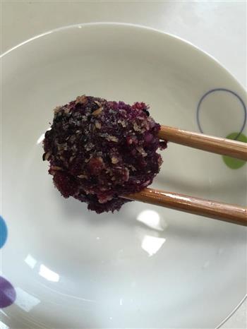 有料的紫薯球怎么做，有料的紫薯球怎么做好吃，有料的紫薯球做法