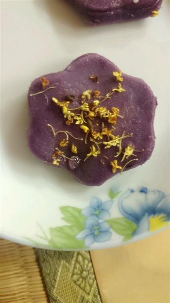 桂花紫薯糕怎么做，桂花紫薯糕怎么做好吃，桂花紫薯糕做法