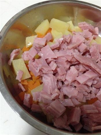 土豆火腿沙拉卷怎么做，土豆火腿沙拉卷怎么做好吃，土豆火腿沙拉卷做法