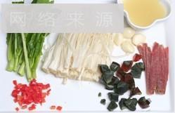 上汤金针菇北极虾怎么做，上汤金针菇北极虾怎么做好吃，上汤金针菇北极虾做法