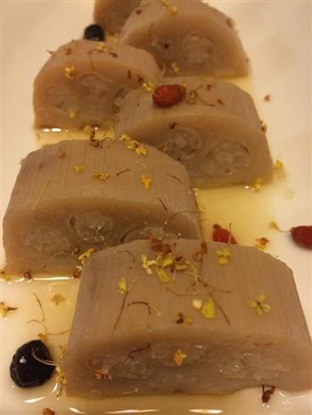 桂花糯米莲藕怎么做，桂花糯米莲藕怎么做好吃，桂花糯米莲藕做法