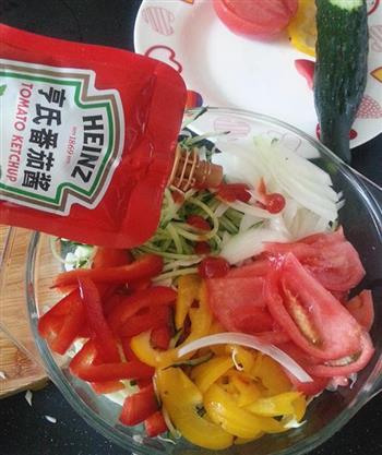 多彩蔬菜沙拉怎么做，多彩蔬菜沙拉怎么做好吃，多彩蔬菜沙拉做法