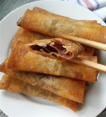 红豆沙春卷怎么做，红豆沙春卷怎么做好吃，红豆沙春卷做法