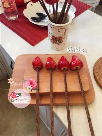 梦幻草莓冰糖葫芦怎么做，梦幻草莓冰糖葫芦怎么做好吃，梦幻草莓冰糖葫芦做法