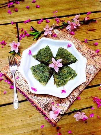 清明菜红糖双层糕怎么做，清明菜红糖双层糕怎么做好吃，清明菜红糖双层糕做法