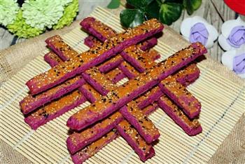 芝麻紫薯脆条怎么做，芝麻紫薯脆条怎么做好吃，芝麻紫薯脆条做法