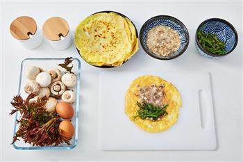 鲜虾口蘑香椿卷儿怎么做，鲜虾口蘑香椿卷儿怎么做好吃，鲜虾口蘑香椿卷儿做法