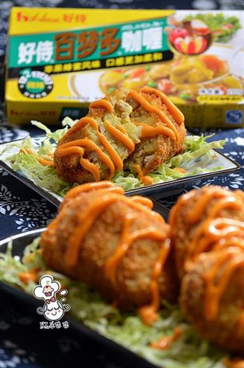 咖喱可乐饼怎么做，咖喱可乐饼怎么做好吃，咖喱可乐饼做法