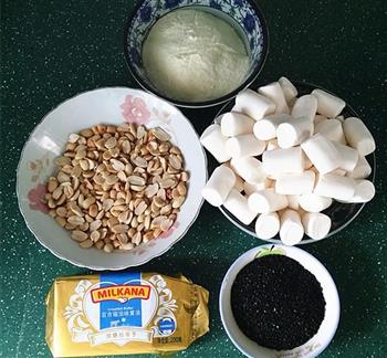 黑芝麻花生牛扎糖怎么做，黑芝麻花生牛扎糖怎么做好吃，黑芝麻花生牛扎糖做法