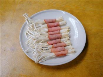 火腿卷金针菇怎么做，火腿卷金针菇怎么做好吃，火腿卷金针菇做法