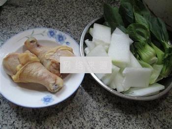 青菜冬瓜鸡腿汤怎么做，青菜冬瓜鸡腿汤怎么做好吃，青菜冬瓜鸡腿汤做法