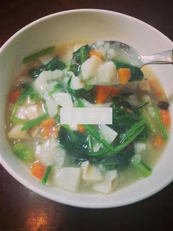 蔬菜面疙瘩汤怎么做，蔬菜面疙瘩汤怎么做好吃，蔬菜面疙瘩汤做法
