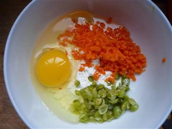胡萝卜豌豆饼怎么做，胡萝卜豌豆饼怎么做好吃，胡萝卜豌豆饼做法