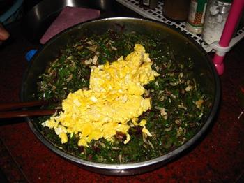 苋菜鸡蛋馅素煎饺怎么做，苋菜鸡蛋馅素煎饺怎么做好吃，苋菜鸡蛋馅素煎饺做法