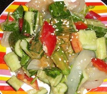 麻汁大拉皮怎么做，麻汁大拉皮怎么做好吃，麻汁大拉皮做法