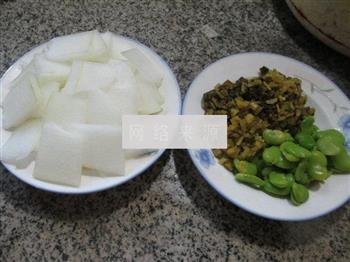 雪菜蚕豆冬瓜汤怎么做，雪菜蚕豆冬瓜汤怎么做好吃，雪菜蚕豆冬瓜汤做法