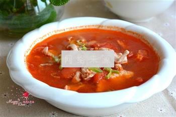 西红柿肉片汤怎么做，西红柿肉片汤怎么做好吃，西红柿肉片汤做法