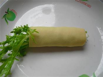 豆皮苦菊卷怎么做，豆皮苦菊卷怎么做好吃，豆皮苦菊卷做法