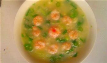 虾仁小白菜疙瘩汤怎么做，虾仁小白菜疙瘩汤怎么做好吃，虾仁小白菜疙瘩汤做法