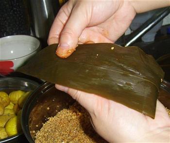 板栗纯精肉粽怎么做，板栗纯精肉粽怎么做好吃，板栗纯精肉粽做法