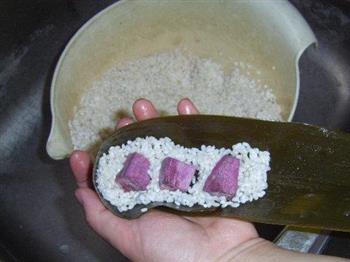 紫薯桂园肉甜粽怎么做，紫薯桂园肉甜粽怎么做好吃，紫薯桂园肉甜粽做法