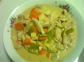 绿咖喱鸡肉炖蔬菜怎么做，绿咖喱鸡肉炖蔬菜怎么做好吃，绿咖喱鸡肉炖蔬菜做法