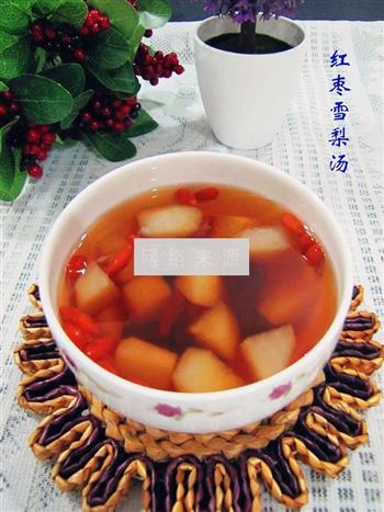 红枣雪梨汤怎么做，红枣雪梨汤怎么做好吃，红枣雪梨汤做法